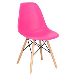 Židle P016W PP DSW růžová
