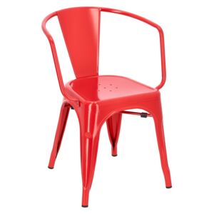 Židle Paris Arms inspirovaná Tolix