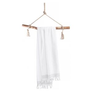Bavlněný bílý ručník 100 x 180