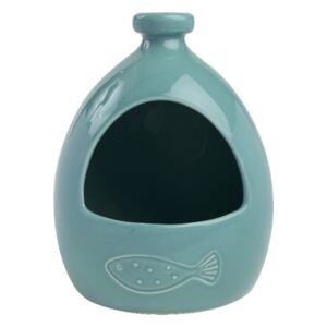 Tyrkysově modrá nádoba na sůl z keramiky T&G Woodware Ocean