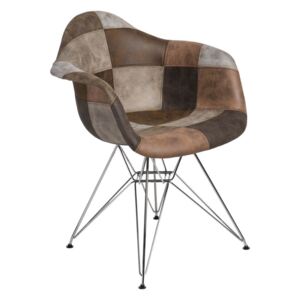 Židle P018 patchwork inspirovaná DAR