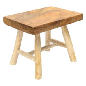 Dřevěná stolička Kediri Stool 35 cm Bazar Bizar