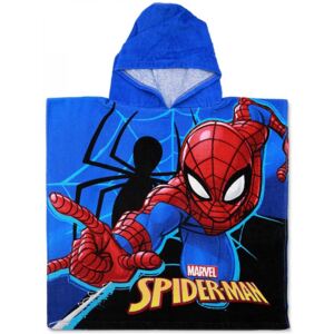 Setino • Dětské / chlapecké plážové pončo - osuška s kapucí Spiderman - MARVEL - 100% bavlna, froté
