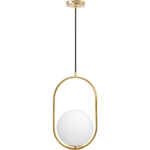 Toolight - Závěsná stropní lampa, bílá/zlatá APP473-1CP