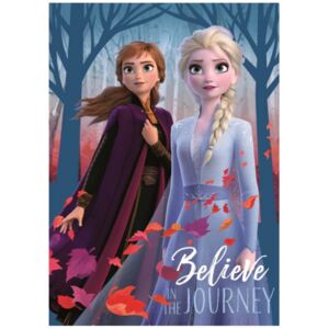Setino • Dětská fleecová deka Ledové království 2 - Frozen 2 - motiv Believe in The journey - 100 x 140 cm
