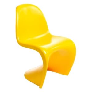 Jídelní židle Pantom, žlutá
