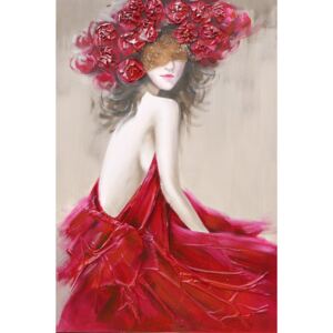 Falc Ručně malovaný obraz - Žena, 100x150 cm