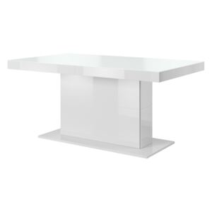 Stůl Quartz 2497GP81 Bílý/bílé sklo