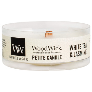 WoodWick vonná svíčka Petite White Tea & Jasmine