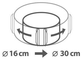 TESCOMA nastavitelná forma na dort kulatá DELÍCIA ø 16 - ø 30 cm