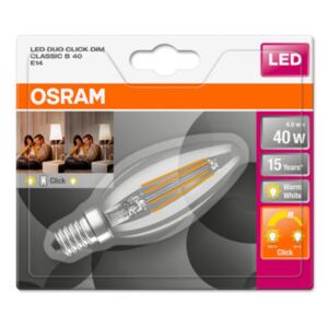 OSRAM LED Filament STAR+ ClasB 230V 4W 827 E14 / 470lm / 2700K / 20000h / DIM / A++ / Sklo čiré / 1ks (4058075114227) - Ledvance LED žárovka 4058075114227 230 V, E14, 4.00 W = 40 W, teplá bílá, A++ (A++ - E)