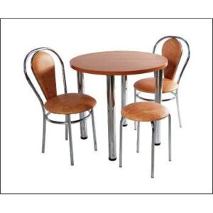 Levná kovová jídelní židle čalouněná Tunber+k olše oranžová - AL8