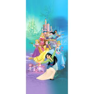 Fototapeta na dveře - Princezny Disney Papírová tapeta