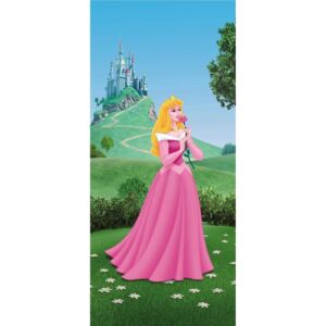 Fototapeta na dveře - Aurora Disney Princezna Papírová tapeta