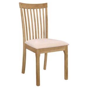 Jídelní čalouněná židle LIPTOV dub/krém