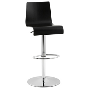 KoKooN Design Barová židle WOOD II Barva: černá