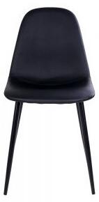 House Nordic Jídelní židle STOCKHOLM černá, černá podnož 1001118