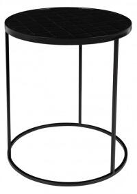 Zuiver Odkládací stolek GLAZED, černý 2300127