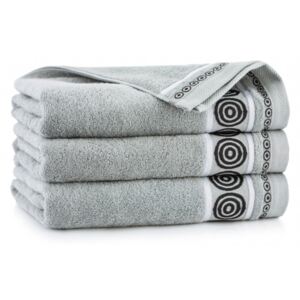Darré ručník Marciano 2 light grey 30x50 kruhy