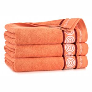 Darré ručník Marciano 2 orange 30x50 kruhy