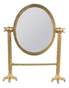 Dutchbone Zrcadlo stolní FALCON brass 8100021