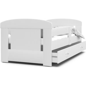 Dětská postel se šuplíkem PHILIP - 140x80 - bílá