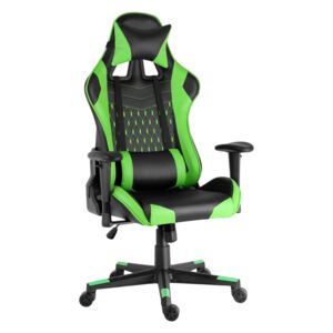 Herní židle RACING PRO VERDES černo-zelená