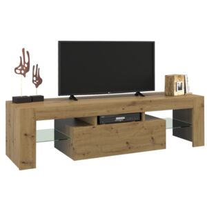 EmaHome Televizní stolek s úložným prostorem DEKO 140 - dub artisan