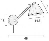 Zuiver Nástěnná lampa Zuiver LUB 5400036