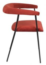 Dutchbone Židle s područkami HAILY wine red 1200188
