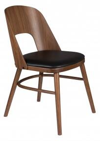 Dutchbone Jídelní židle TALIKA DUTCHBONE dřevěná,hnědá 1100395