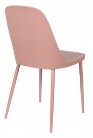 White Label Living Jídelní židle PIP , plast růžový 1100428
