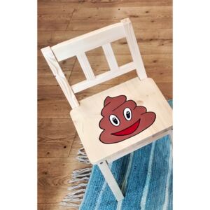 Golam Dětská kvalitní židlička Obrázek: Veselé hovínko