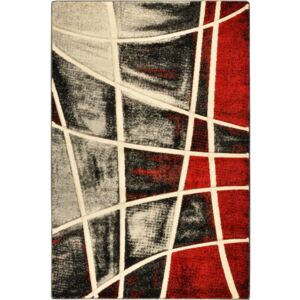 JUTEX Kusový koberec Nairobi 4586A sv.červená/šedá BARVA: Šedá, ROZMĚR: 160x230 cm