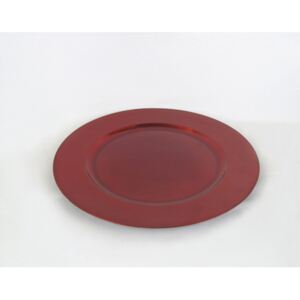 GOLDBACH Dekorační talíř 33 cm červený