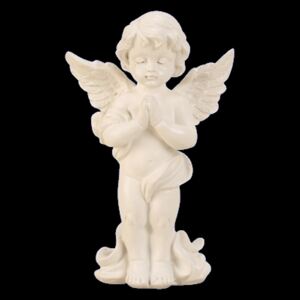 Andělíček bílý modlící se 18 cm