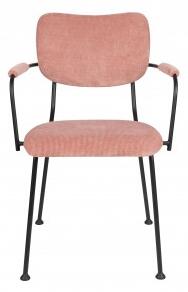Zuiver Jídelní židle s područkami BENSON ZUIVER,růžová 1200199