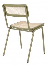 Zuiver Jídelní židle JORT ZUIVER, zelená ratanová 1100457