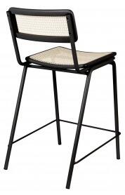Zuiver Barová židle JORT ZUIVER 93,5 cm, černá ratanová 1500095