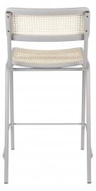 Zuiver Barová židle JORT ZUIVER 93,5 cm, šedá ratanová 1500096