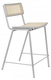 Zuiver Barová židle JORT ZUIVER 93,5 cm, šedá ratanová 1500096