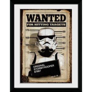 Plakát v rámu Star Wars|Hvězdné války: Stormtrooper (30 x 40 cm)