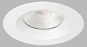 LED2 2231531D Max 1, venkovní bílá bodovka, 8W 3000K stmívatelná DALI/PUSH, prům. 8cm, IP65