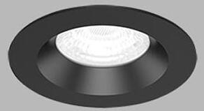 LED2 2231533D Max 1, venkovní černá bodovka, 8W 3000K stmívatelná DALI/PUSH, prům. 8cm, IP65
