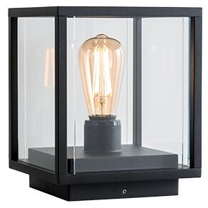 REDO Group 9109 Vitra, černá venkovní lampa 1xE27 max. 15W, výška 24,5cm, IP54