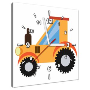 Tištěný obraz s hodinami Traktor ZP4061A_1AI