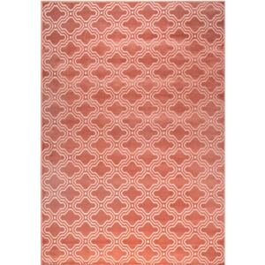 White Label Living Růžový vzorovaný koberec WLL Feike 160x230 cm