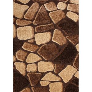 AW Kusový koberec VOLGA 12455 hnědý 80 x 150
