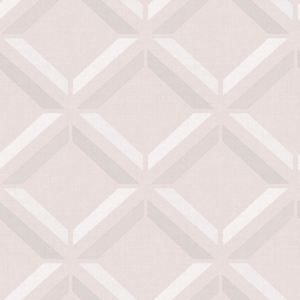 Geometrická vliesová tapeta Holden Lana růžová 0,53x10,05 m