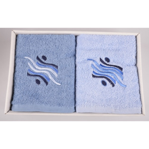 Vesna | Set ručníků 50x100 cm STELA modrá